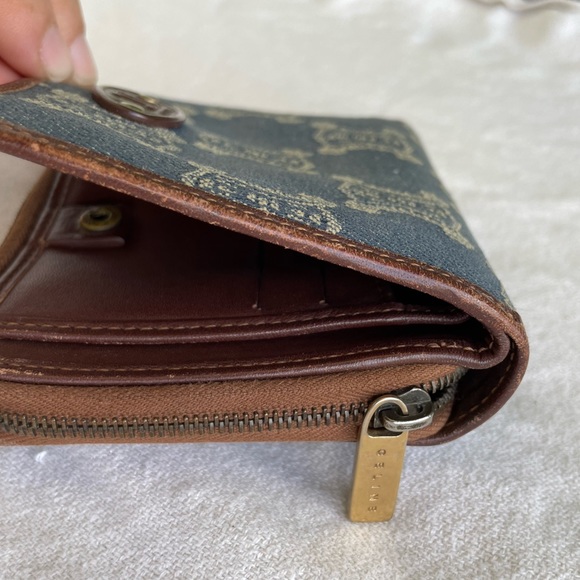 Celine - Denim Compact Bifold Wallet - Vintage - Picture 6 of 9